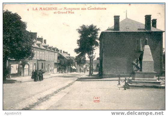 La Machine - Monument Aux Combattants Et Grand'rue - La Machine