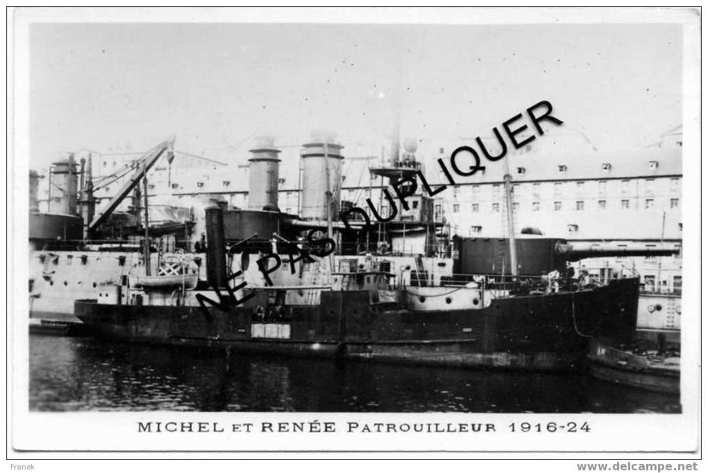 3314 Patrouilleur "MICHEL ET RENEE" (1916-1924) - Marine Nationale - Warships