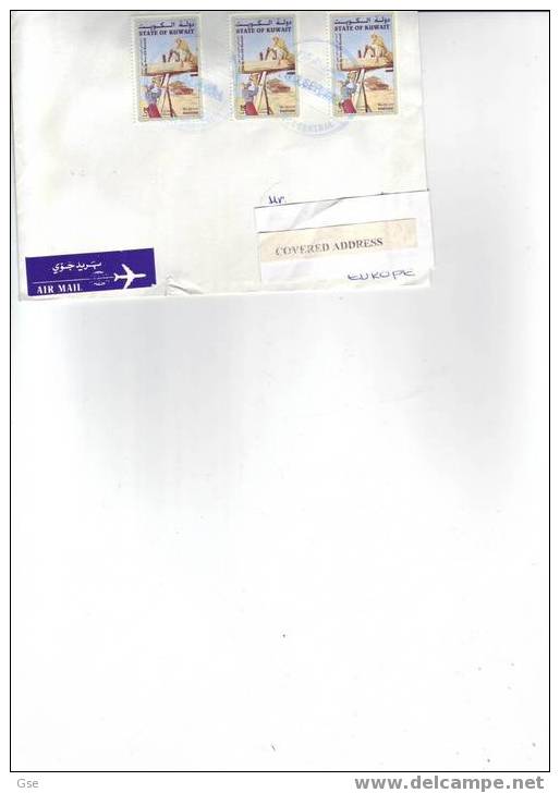 KUWAIT 2004 -lettera Per La Lituania - Koweït