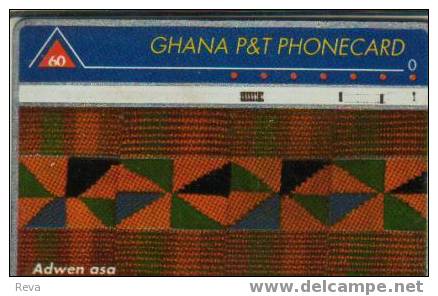 GHANA   60 U   ADWEN ASA   L & G   GHA-02e   210A    SPECIAL PRICE  !!! - Ghana