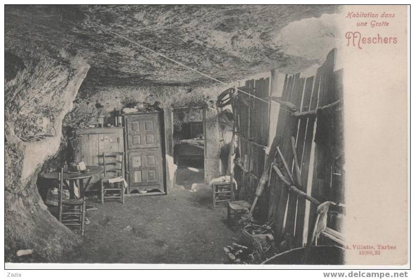 17.065/ MESCHERS LES BAINS- Habitation Dans Une Grotte - Meschers