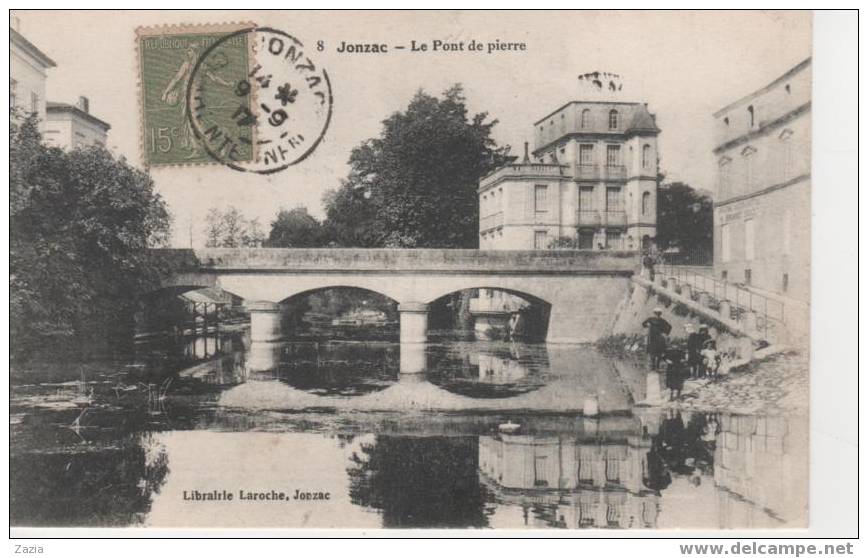 17.086/JONZAC- Le Pont De Pierre - Jonzac