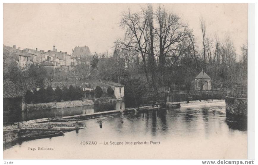 17.095/JONZAC- La Seugne (vue Prise Du Pont) - Jonzac