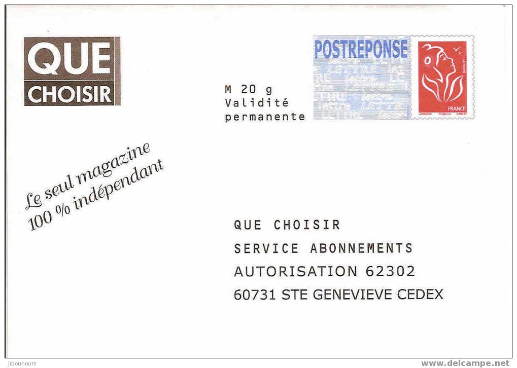 Prêt à Poster Réponse POSTREPONSE UFC Que Choisir TVP Marianne De Lamouche Neuf - Prêts-à-poster:Answer/Lamouche