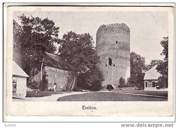 RARE OLD LATVIA POSTCARD - TREIDEN - Turaida Castle ( Vidzeme ) - Latvia