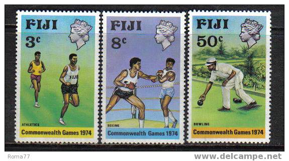 E223 - FIJI , N. 321/323  *** Commonwealth Games - Fiji (1970-...)