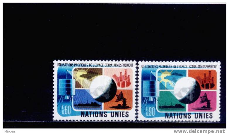 Nations-Unies Geneve Yv.no.46/7 Neufs** - Unused Stamps