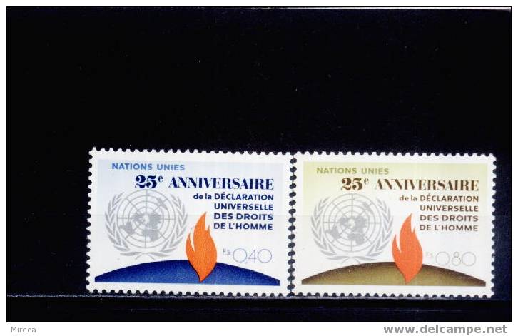 Nations Unies Geneve Yv.no.35/6 Neufs** - Nuovi