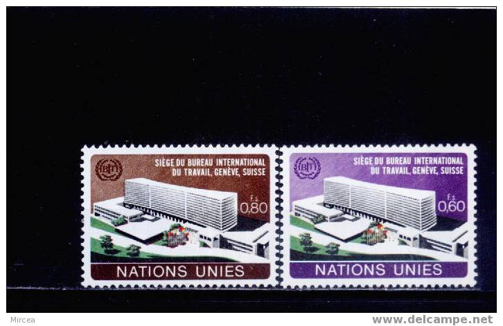 Nations Unies Geneve Yv.no.37/8 Neufs** - Neufs