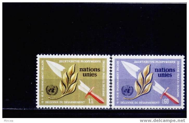 Nations Unies Geneve Yv.no.30/1 Neufs** - Ongebruikt