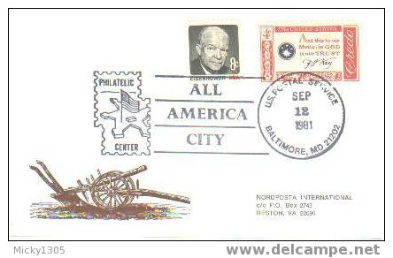 USA - Sonderkarte Gestempelt / Special Card Used (Y223) - Cartes Souvenir