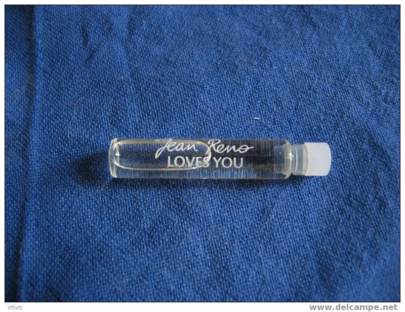 Echantillon, JEAN RENO, LOVES YOU, Eau De Parfum (5 Cm) - Miniaturen Flesjes Dame (zonder Doos)