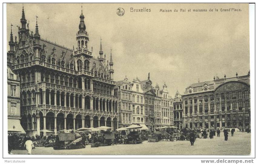 Bruxelles. Brussel. Maison Du Roi. Broodhuis. Grand'place. Grote Markt. Marché Aux Fleurs. Bloemenmarkt. - Mercadillos