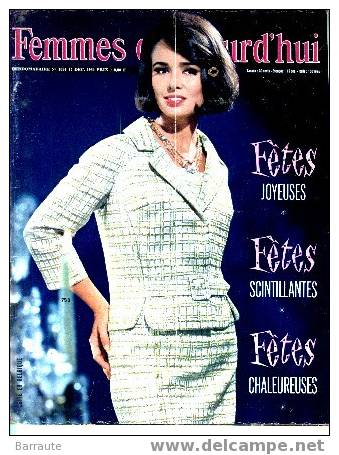 Femmes D´aujourd´hui N° 1024 Du 17/12/1964 Interview Du MIME MARCEAU - Mode