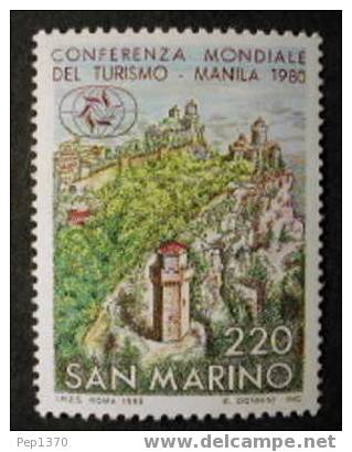 SAN MARINO 1980 CONFERENCIA DE TURISMO EN MANILA - YVERT 1019 - Neufs