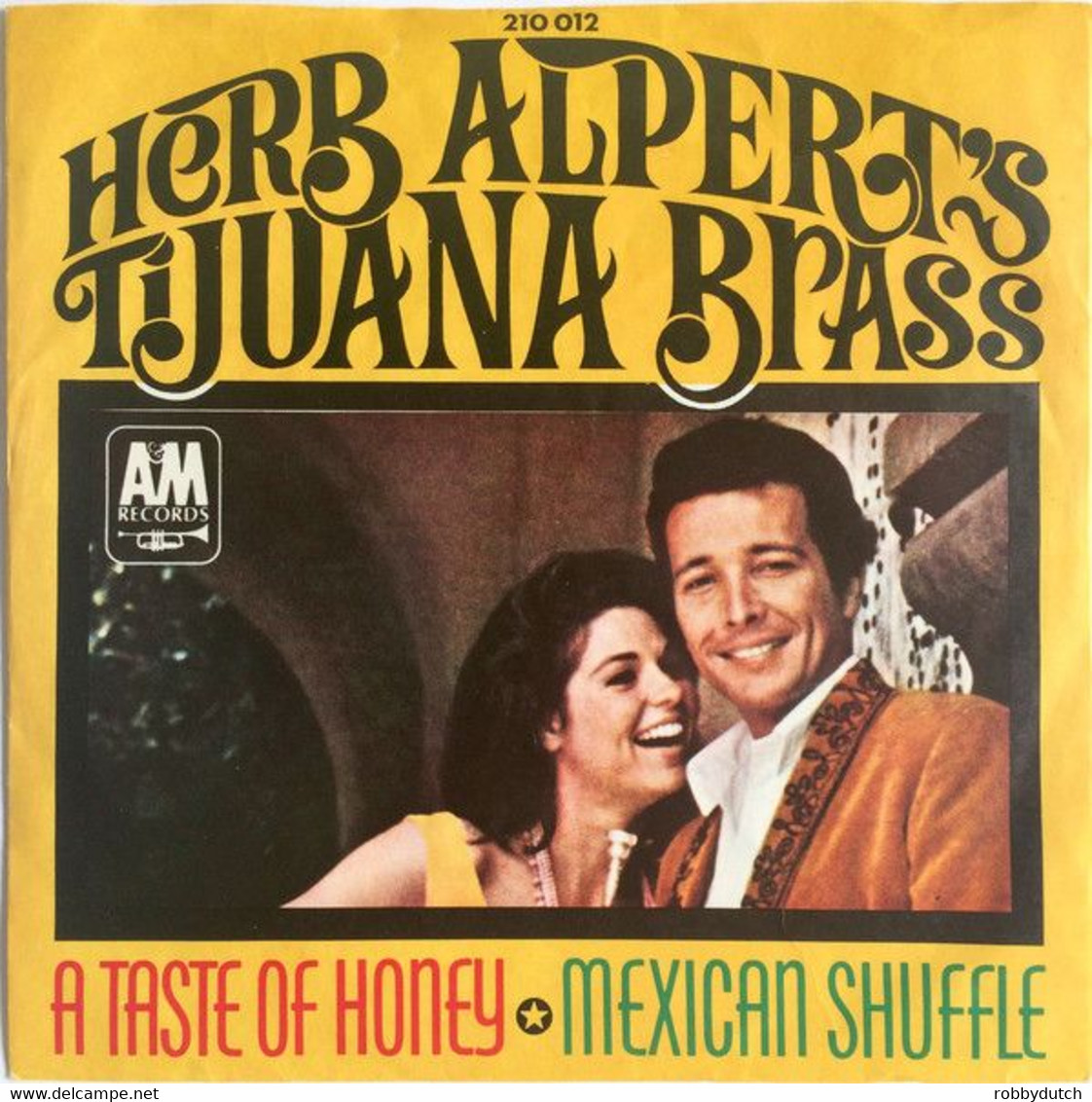 * 7" * HERB ALPERT & THE TIJUANA BRASS - A TASTE OF HONEY (1967) - Strumentali