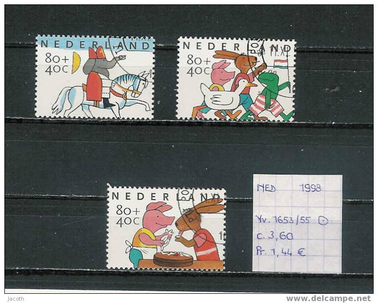 Nederland 1998 - YT 1653/55 (gest./obl./used) - Gebruikt