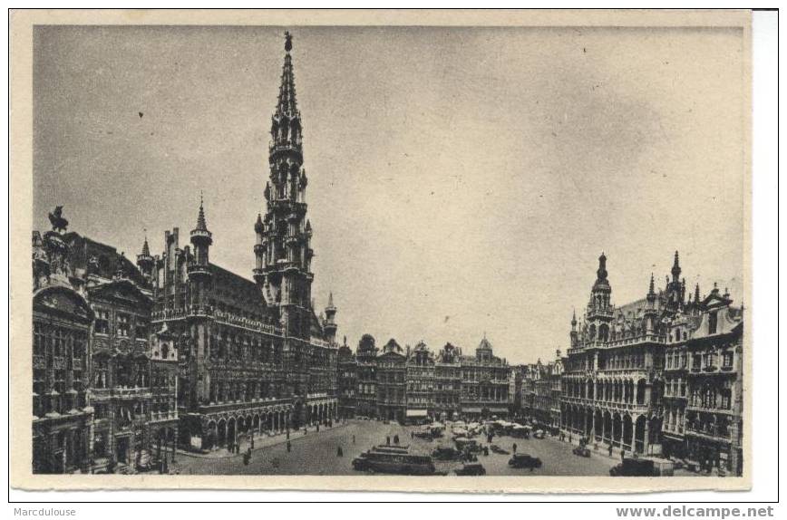 Bruxelles. Brussel. Grand'place Et Hôtel De Ville. Grote Markt En Stadhuis. Marché Aux Fleurs. Bloemenmarkt. - Märkte