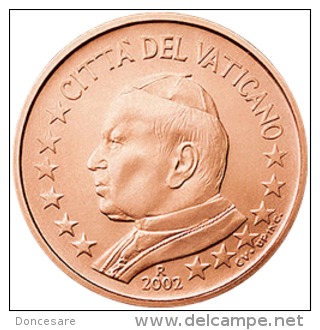 ** 5 CENT EURO 2002 VATICAN PIECE NEUVE **R2** - Vaticano