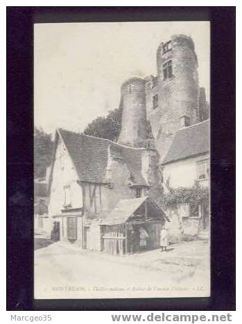 009778 Montrésor Vieilles Maisons & Ruines De L'ancien Château édit.LL N°7 Animée Belle Carte - Montrésor