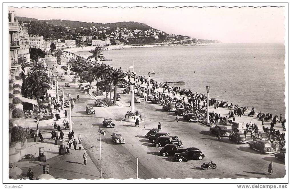 06 - NICE - La Promenade Des Anglais Et Le Mt-Boron - Carte Glacée - Places, Squares