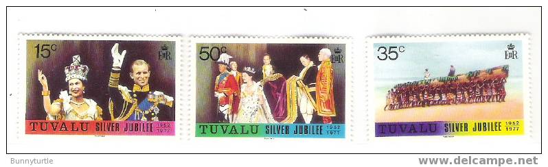 Tuvalu 1977 25th Anniversary Of The Reign Of Queen Elizabeth II MNH - Tuvalu