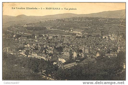 48 - LOZERE - MARVEJOLS - PANORAMA - BELLE VUE D'ENSEMBLE - Edit. De La MENAGERE N° 1 - Marvejols