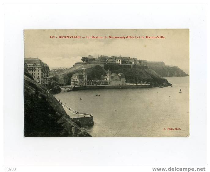 "GRANVILLE - LE CASINO - LE NORMANDY-HÔTEL ET LA HAUTE-VILLE" - Casinos