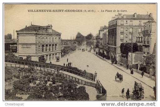 Villeneuve Saint Georges - La Place De La Gare - Villeneuve Saint Georges