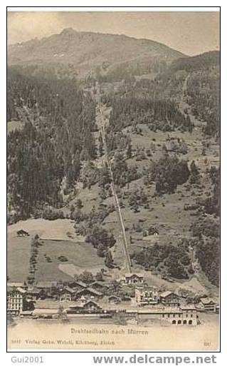 DRAHTSEILBAHN NACH MURREN - Mürren