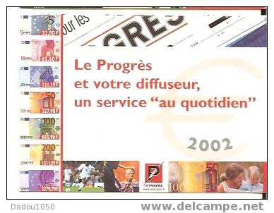 Calendrier De Poche LE PROGRES 2002 - Petit Format : 2001-...