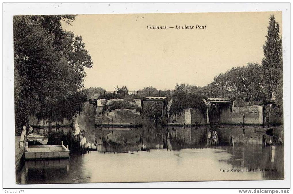 J25 - VILLENNES - Le Vieux Pont (1907) - Villennes-sur-Seine