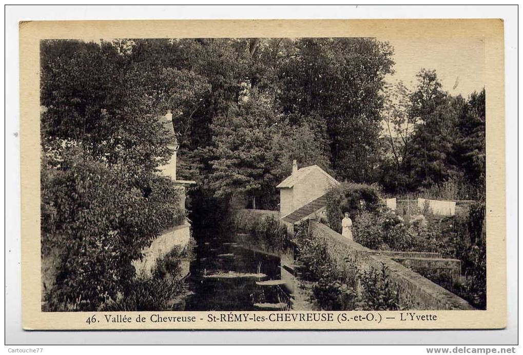 J25 - SAINT-REMY-les-CHEVREUSES - L'Yvette (jolie Carte Animée) - St.-Rémy-lès-Chevreuse