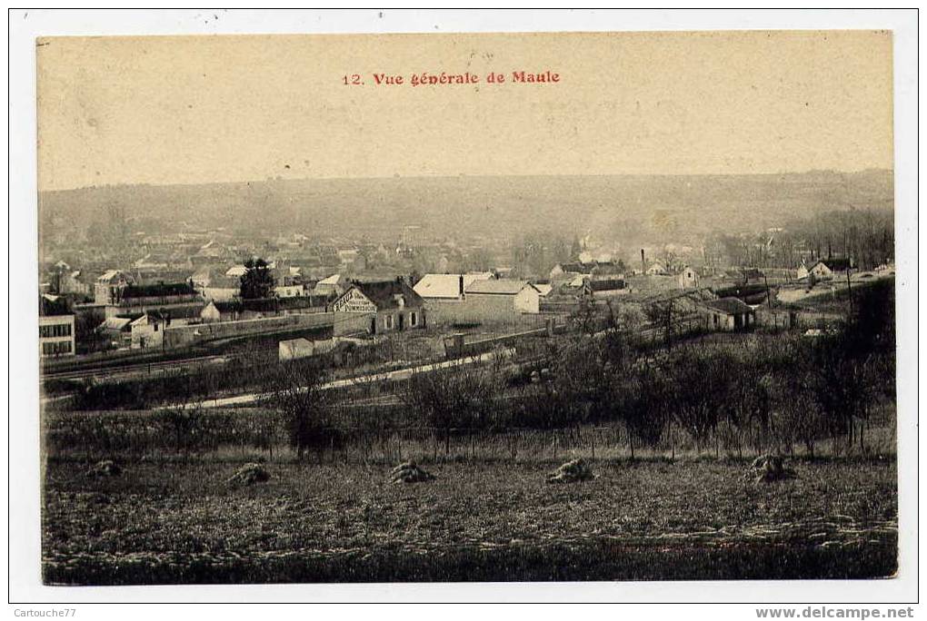 J25 - MAULE - Vue Générale (1907) - Maule