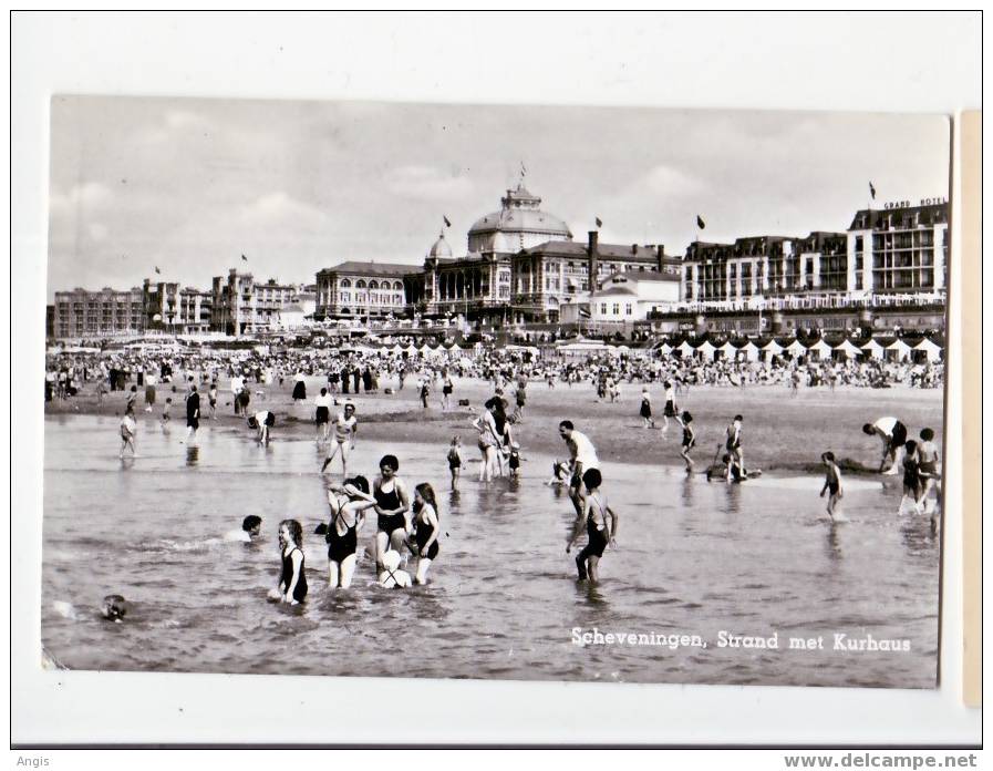 CPA----Pays-Bas---- Zuid-Holland---- Scheveningen ---STRAND MET  KURHAUS - Scheveningen