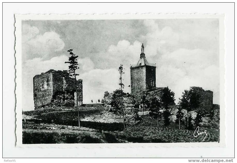 LUC - La Tour, La Vierge Et L'ancien Château Dominant La Vallée De L'Allier Et La Route De Langogne. - Langogne