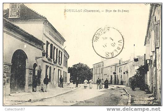 16 - CHARENTE - ROUILLAC - RUE ST JEAN - GENDARMERIE - TRES BELLE ANIMATION - Edit. BOYON - Rouillac