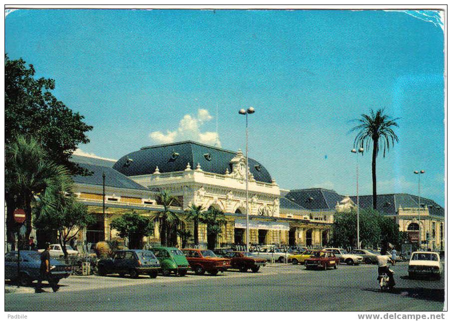 Carte Postale Nice  La Gare SNCF - Transport Ferroviaire - Gare