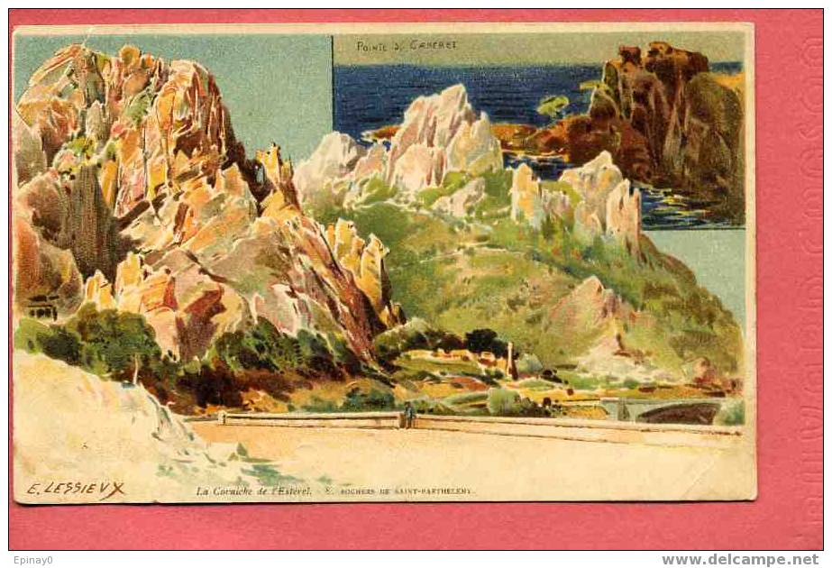 B - Illustrateur LESSIEUX E. - La Corniche De L'Esterel - Pointe Du Caneret - Lessieux