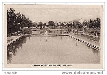 CPA 59 Ferme De SAINT POL SUR MER - La Piscine - Saint Pol Sur Mer