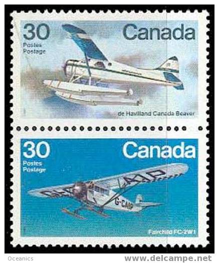 Canada (Scott No. 970a - Avions / Planes) [**] Vert. - Neufs