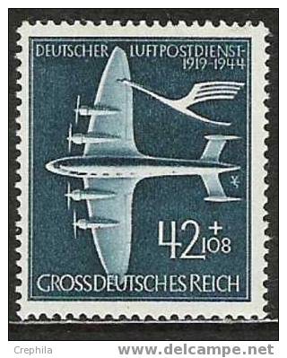 Allemagne - Empire - Poste Aérienne - 1944 - Y&T 61  - Michel 868 - Neuf * - Airmail & Zeppelin