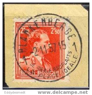 Stempel   BLANKENBERGE. - 1936-1957 Collar Abierto