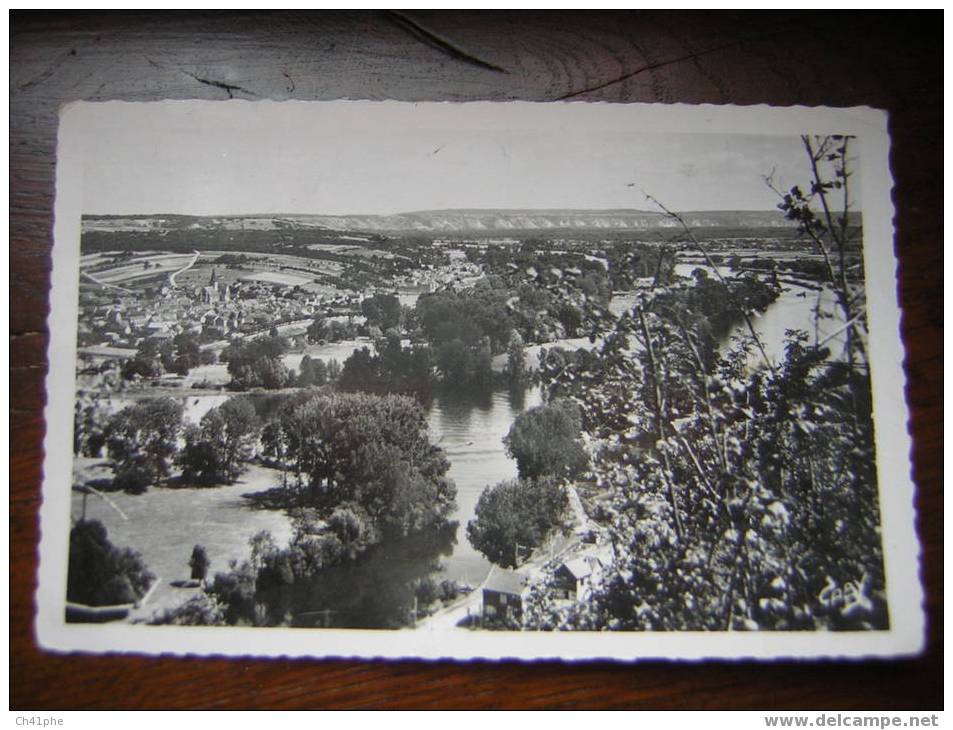 BONNIERES VUE GENERALE SUR LA SEINE ET BENNECOURT - Bonnieres Sur Seine