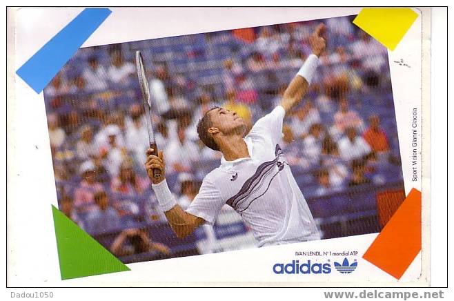 AUTOCOLLANT Tennis Ivan Lendl - Autocollants