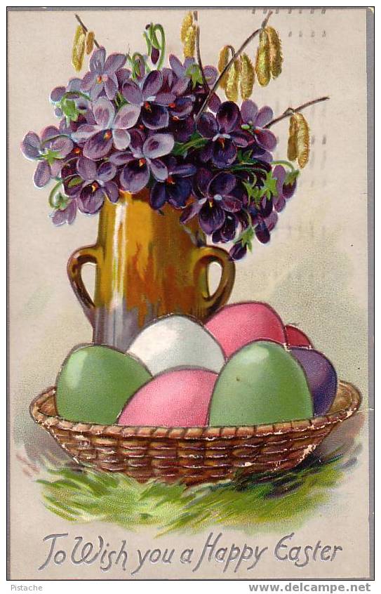 Pâques Easter - 1910 - Gaufrée - Voyagée - Raphael Tuck Series No 105 - Tuck, Raphael