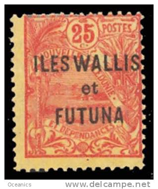 Wallis Et Futuna (Y/T No,  21 - Timbres De Nouvelle Calédonie Surchargés) * - Ungebraucht