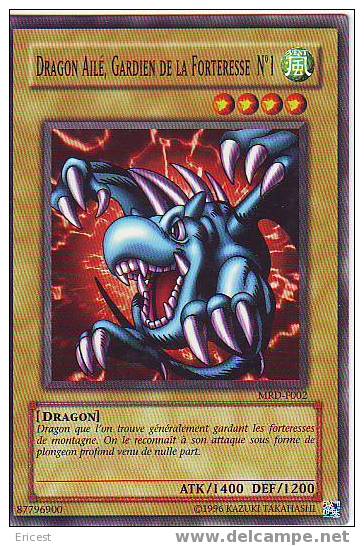 - DRAGON AILE GARDIEN DE LA FORTERESSE 1 MRD F002 BON ETAT - Yu-Gi-Oh