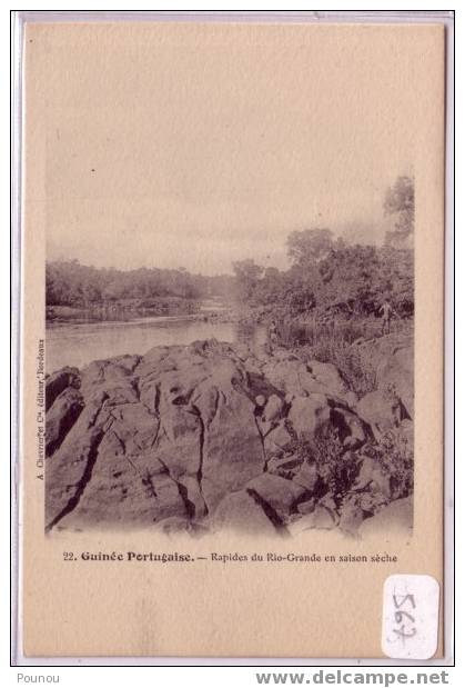 - GUINEE PORTUGAISE - RAPIDES DU RIO GRANDE EN SAISON SECHE (567) - Guinée Française