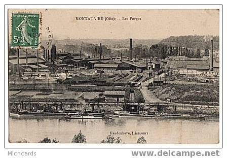 CPA 60 MONTATAIRE - Les Forges - Montataire